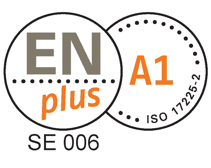 Træpiller 6mm ENplus A1 certificeret 5 x 10 kg.