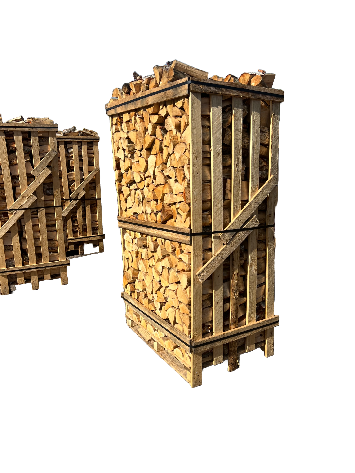 Blandet løv - Brændetårn - klart til brug