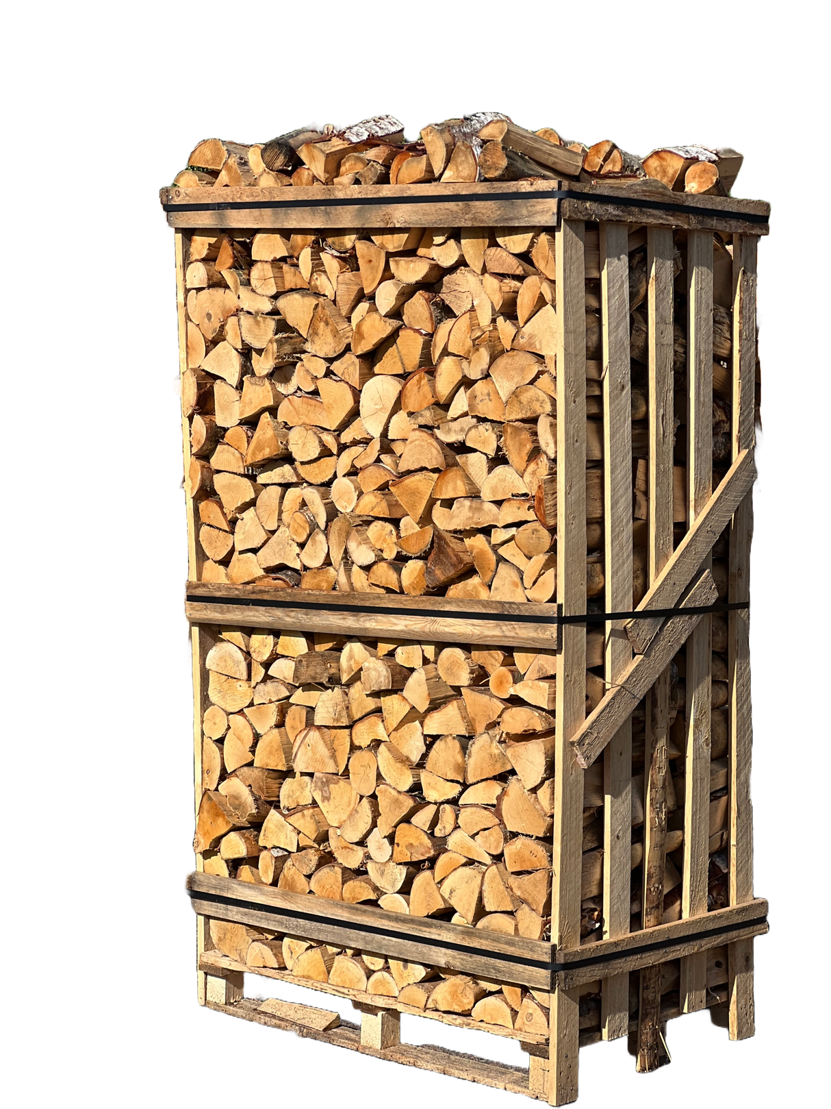 Blandet løv - Brændetårn - klart til brug