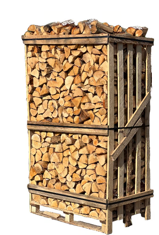 Blandet løv - Brændetårn - klart til brug