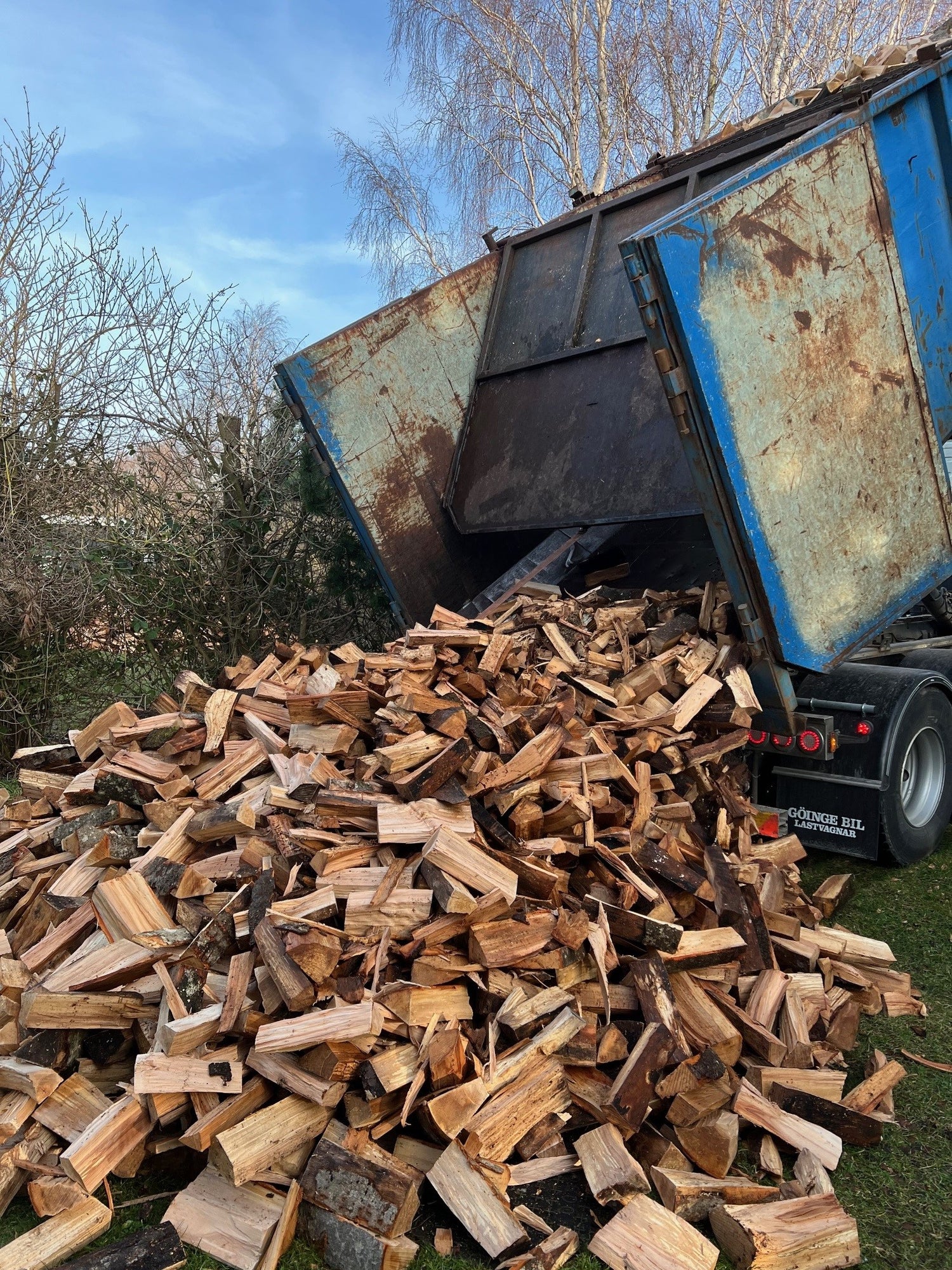 Gran/Fyrretræ brænde 10rm - Friskt