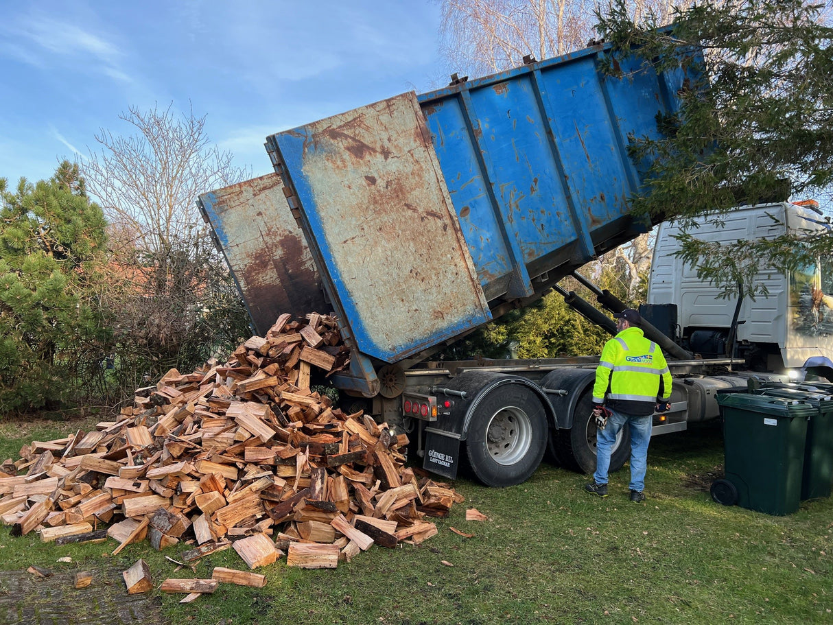 Gran/Fyrretræ brænde 10rm - Friskt