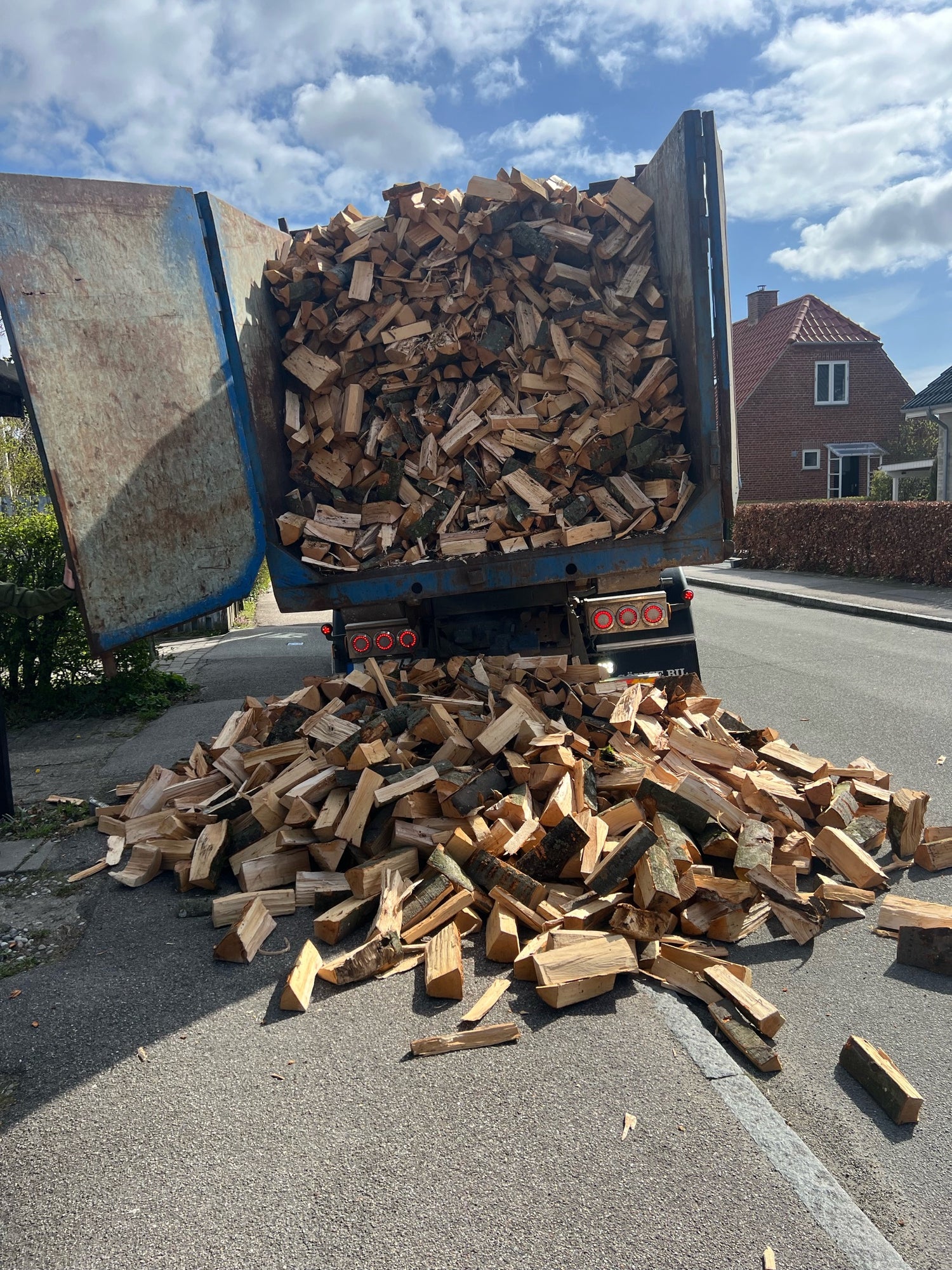 Birke brænde 10rm - OVN TØRRET